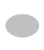 Hochwertige Kühlschrank-Magnetfolie oval (oval konturgeschnitten) <br>einseitig 4/0-farbig bedruckt