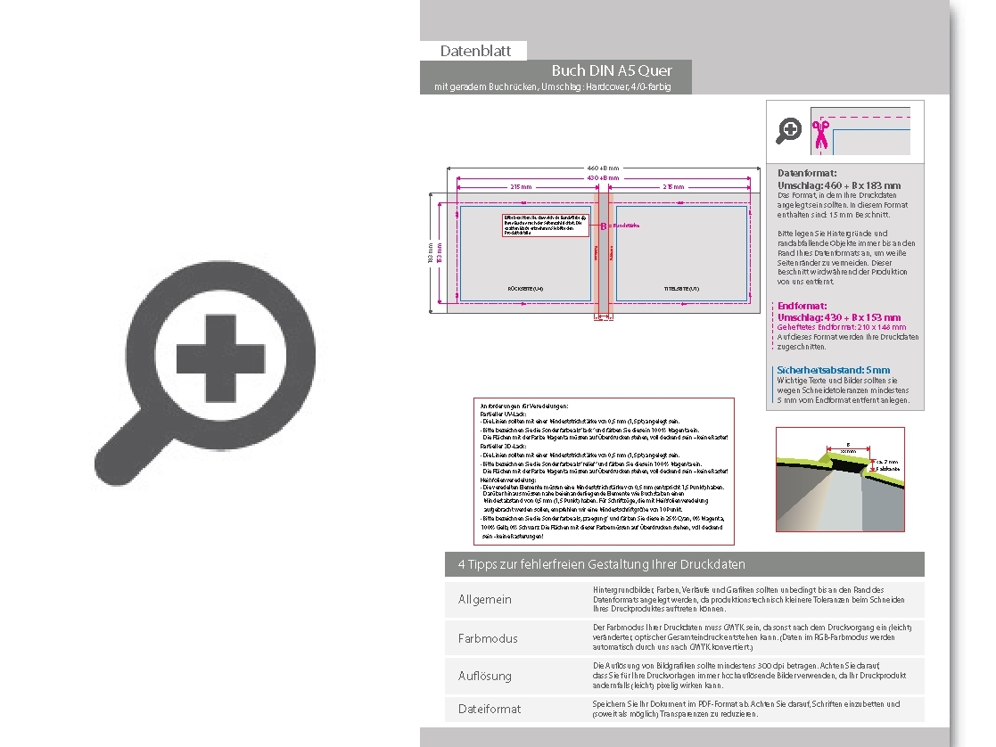 Product Bild buch_hardcover_mit_geradem_r__cken__din_a5_quer__umschlag_4_0-farbig_cmyk__inhalt_344_seiten_4_4-farbig_cmyk
