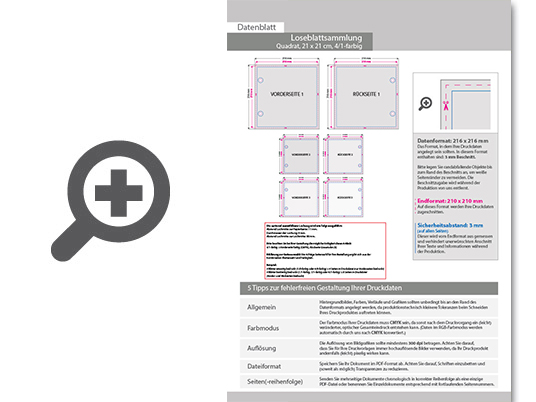 Product Bild loseblattsammlung_21_0_cm_x_21_0_cm__120_bl__tter_pro_sammlung__vorne_farbig_und_hinten_schwarz_(4_1)