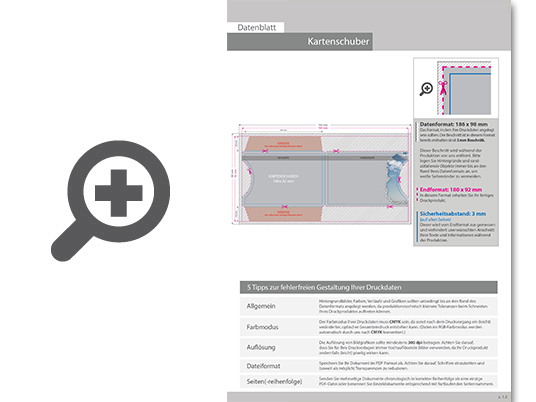 Product Bild kartenh__lle_schuber_9_0_x_6_0_cm_mit_hei__folienpr__gung_gold__4_0-farbig_bedruckt