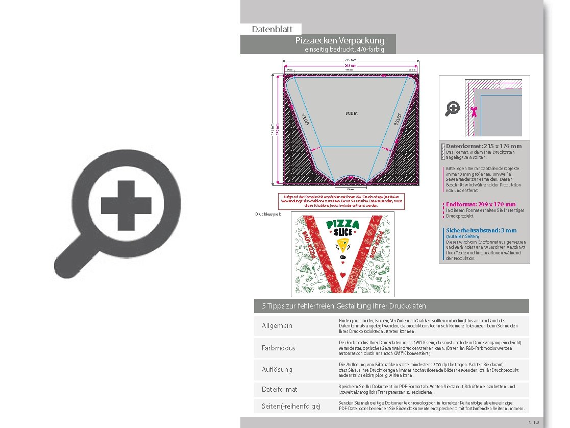 Product Bild pizzaecken_verpackung_einseitig_bedruckt_4_0-farbig