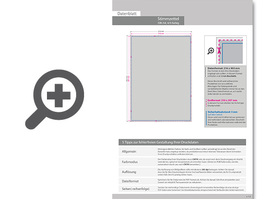 Product Bild stimmzettel_din_a4__4_0-farbig_cmyk_(einseitig_bedruckt)